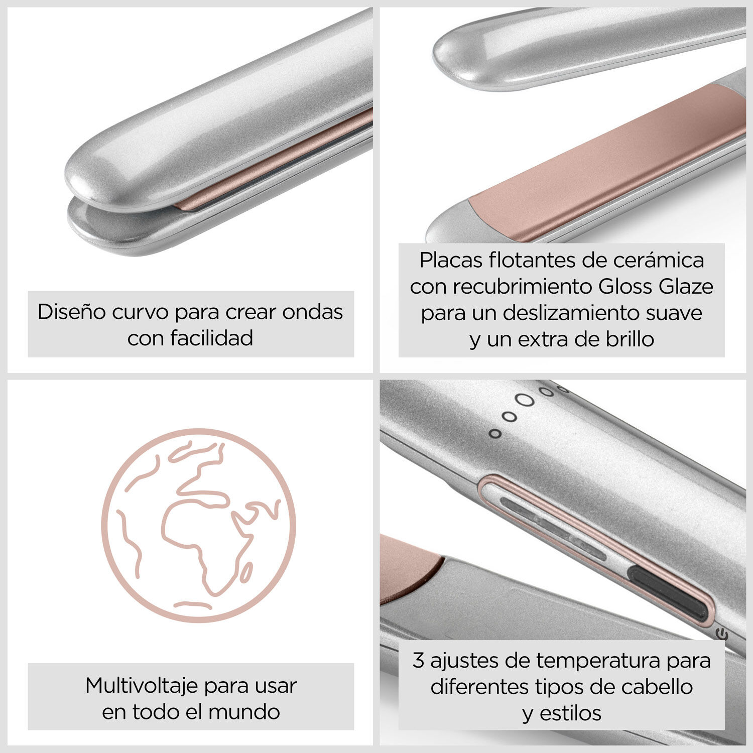 Plancha de pelo Cosmos  &ndash; Resultados suaves, r&aacute;pidos y sin esfuerzo